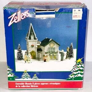 Vintage 1990s Zellers 8 Pieces CSA Listed Lighted Set